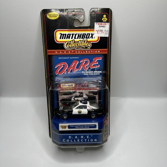 Matchbox Collectibles Portland Maine Police Dept. Pontiac Firebird Dare Vehicle - Picture 1 of 7